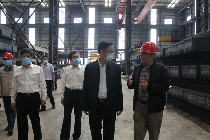 河南省政协主席刘伟来我公司调研